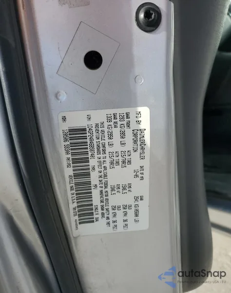 2006 Dodge Grand Caravan Se z USA, uszkodzony, nr VIN 1D4GP24R46B587401